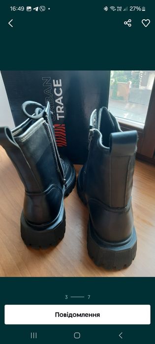 Берці жіночі,зимові,черевики шкіряні