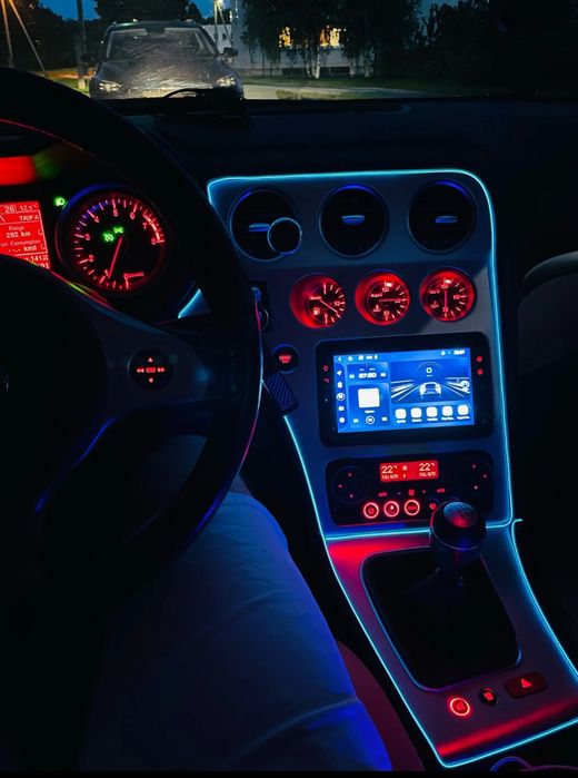 Rádio Android 14 com GPS Alfa Romeo 159,Brera, Sportwagon (Artigo Novo