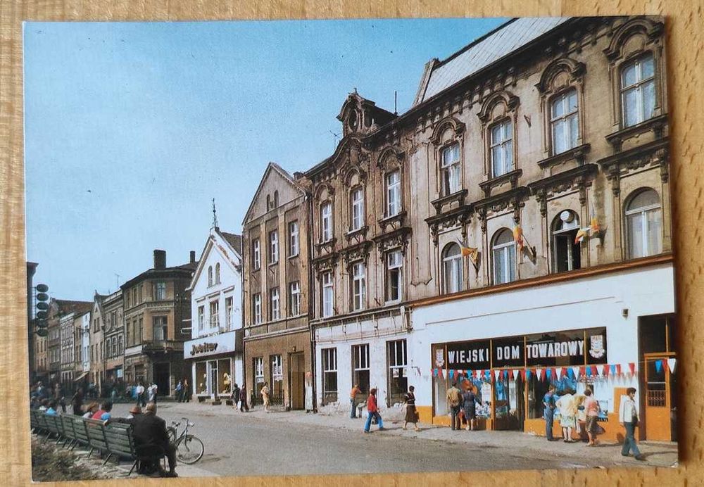 Karta Pocztowa Tczew Plac Wolności fotografia S.R. Sadowski okres PRL