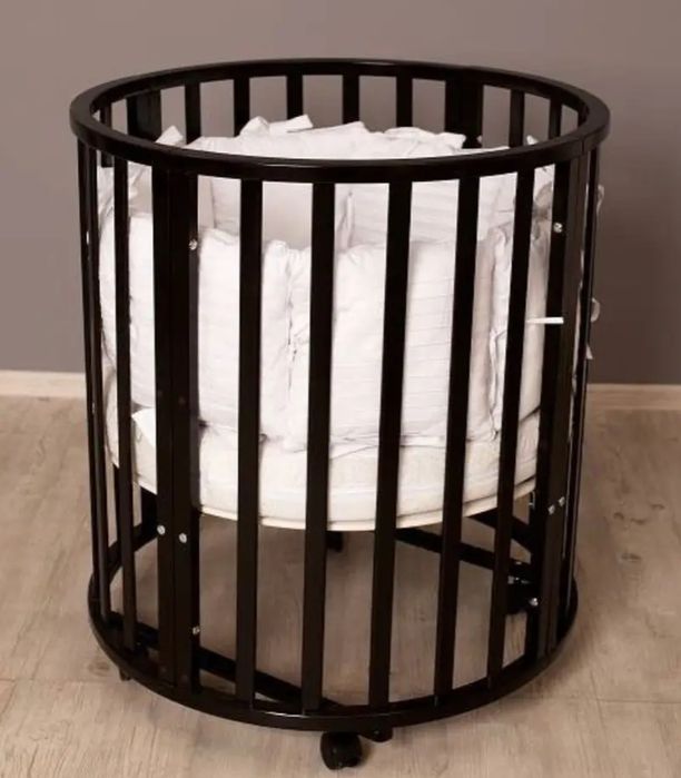 Ліжко дитяче, люлька, Ingward, оригінал. Балдахін, бортики, коса