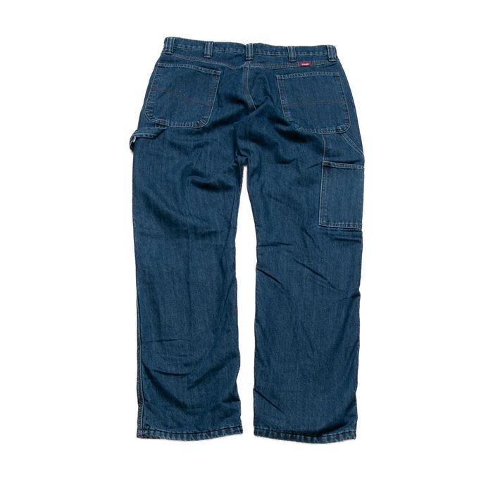 NOWE Wrangler Carpenter Fleece Lined Ocieplane Spodnie Jeansy 36x32us