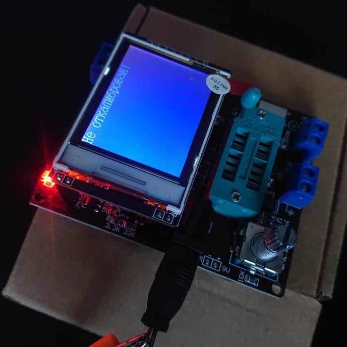 GM328A тестер транзисторов емкость конденсаторов ESR