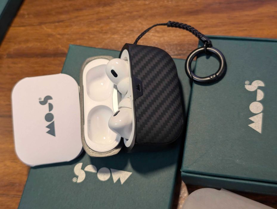 Защитный кейс "Mous" Aramid Fibre к наушникам Apple AirPods Pro 1 и 2
