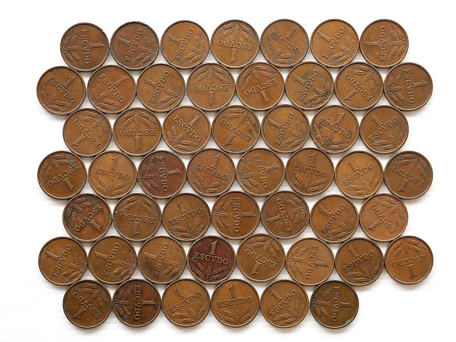 Lote de 51 Moedas 1 Escudo 1969