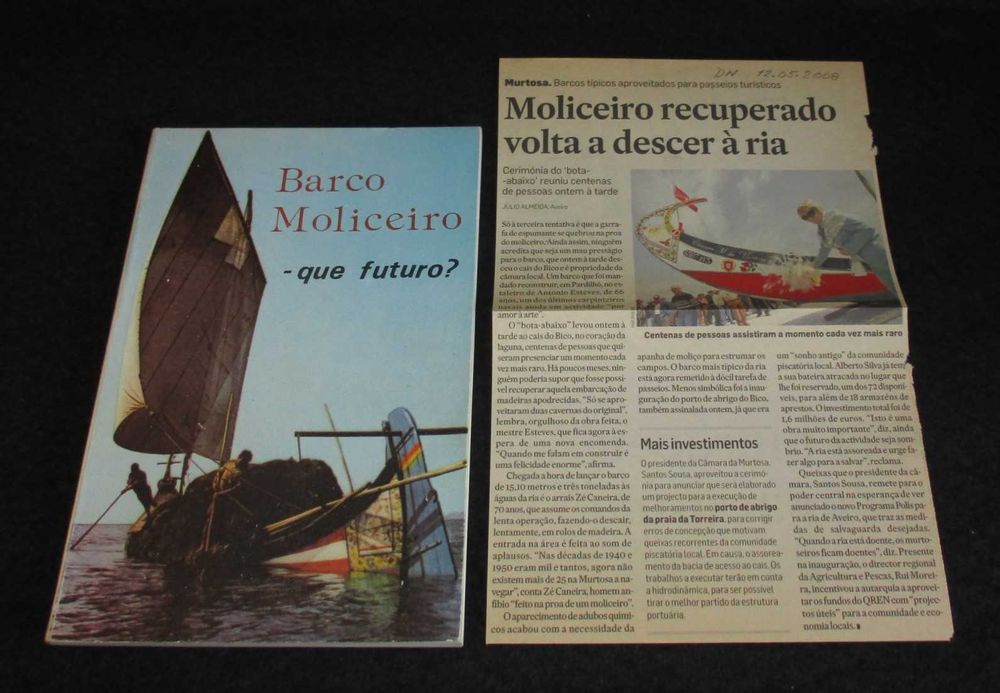 Livro Barco Moliceiro que futuro? Jaime Vilar