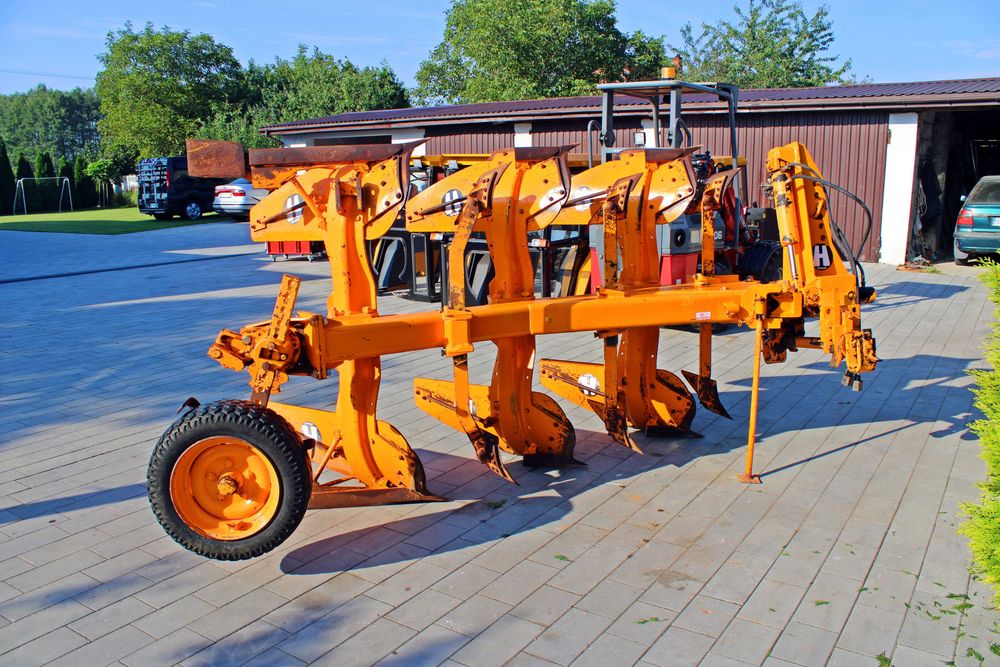 Pług obrotowy 3-skibowy HUARD / KUHN RL 301 / Przedpłużki / Koło gumowe / Stan BDB