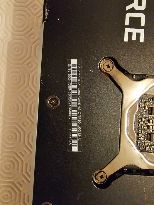 Geforce RTX 3080 Gaming Z trio 10g lhr