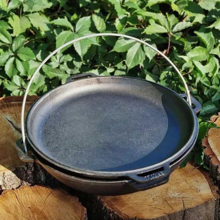 Казан чугунный , казанок / Казан чавунний з кришкою сковородою Акція!