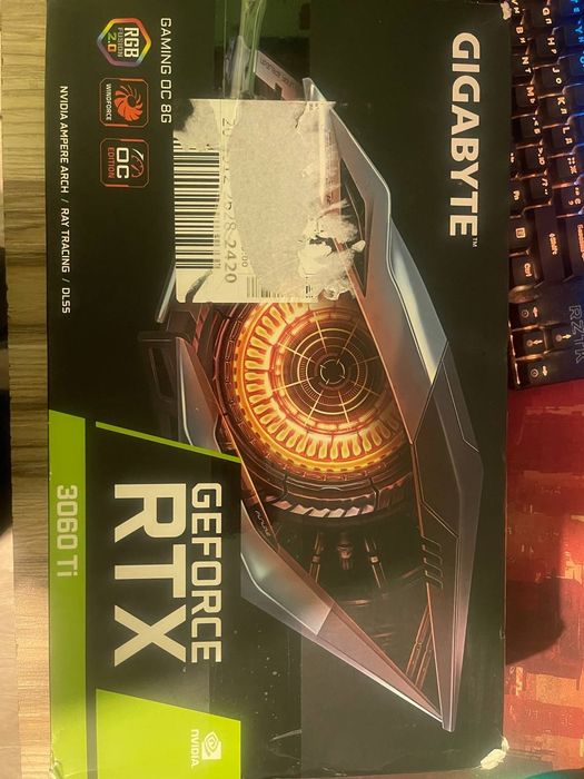 Продам відекарту  Gigabyte RTX 3060Ti 8Gb Gaming OC