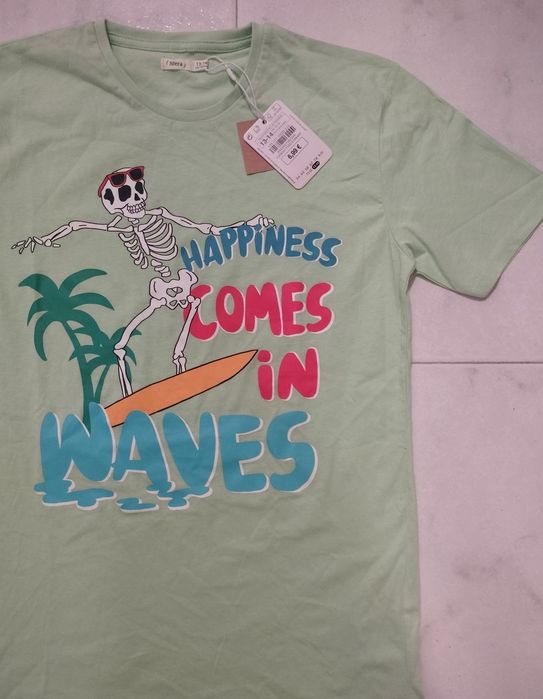 T-shirt Verde Água Nova da Sfera