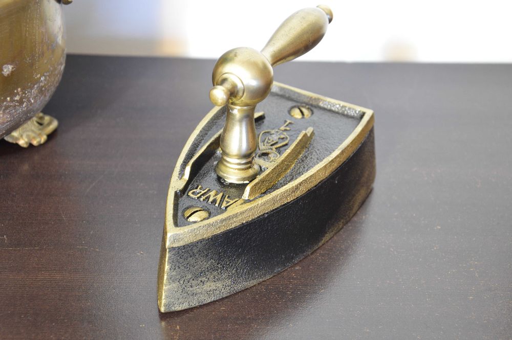 ŻELAZKO wyjątkowe żeliwne przedwojenne sygnowane