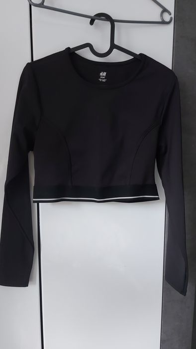 Sportowa bluzka z długim rękawem H&M M