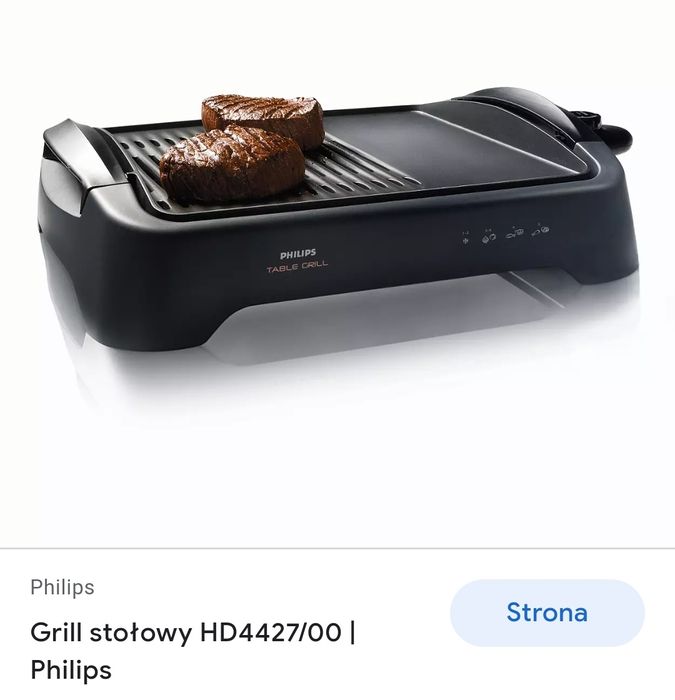 Grill elektryczny stołowy Philips HD4427 super stan