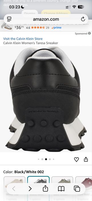 Кроссовки женские Calvin Klein