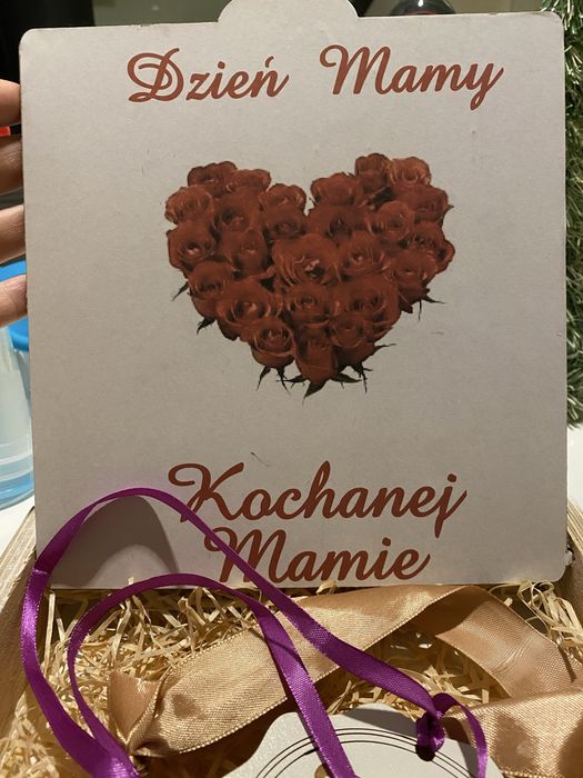 Drewniane pudełko Dzień Mamy