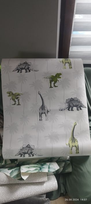 Tapeta dziecięca Dinozaury