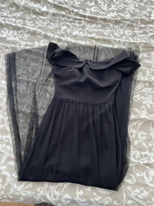 Vestido de gala preto