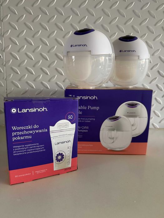 Laktator muszlowy podwójny LANSINOH Wearable Pump Double GWARANCJA