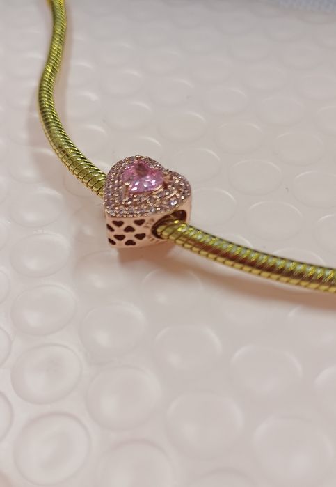 Charms serduszko do bransoletki Pandora