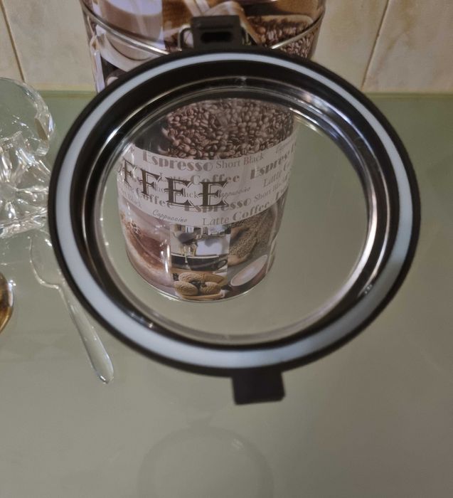 Conjunto - Caixa de café + Açucareiro