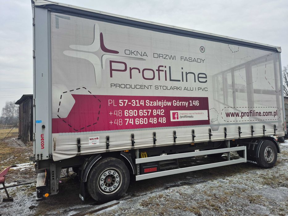 Przyczepa Ciężarowa Wecon 18 ton