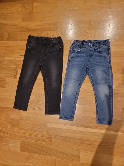 Spodnie rurki jeansy baggy 98 zara Reserved