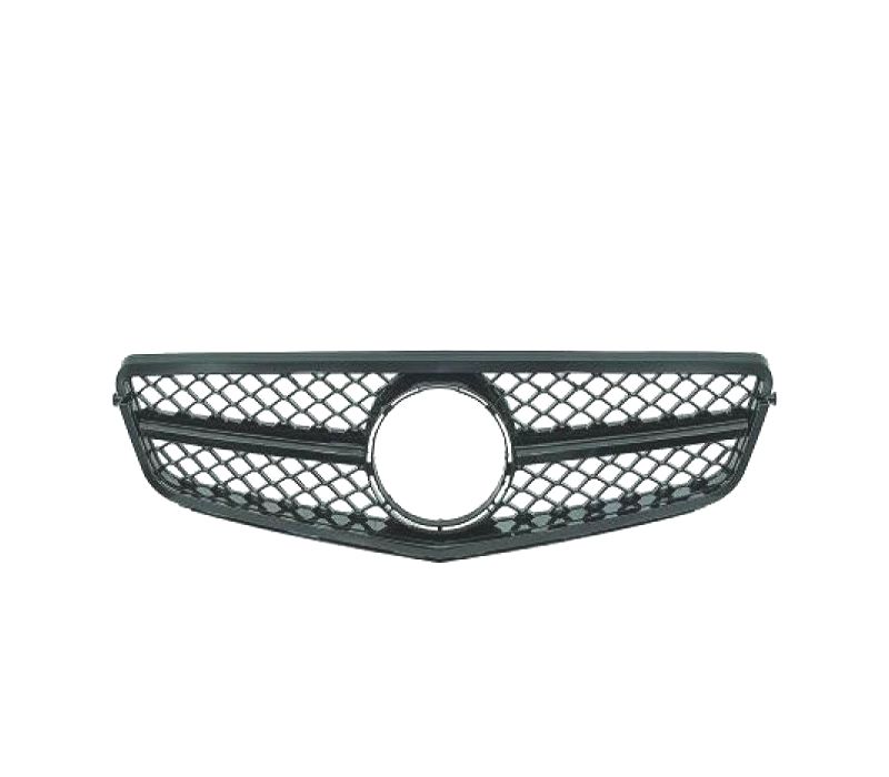 GRELHA FRONTAL MERCEDES W204 11-14 LOOK AMG C63 PRETO BRILHANTE