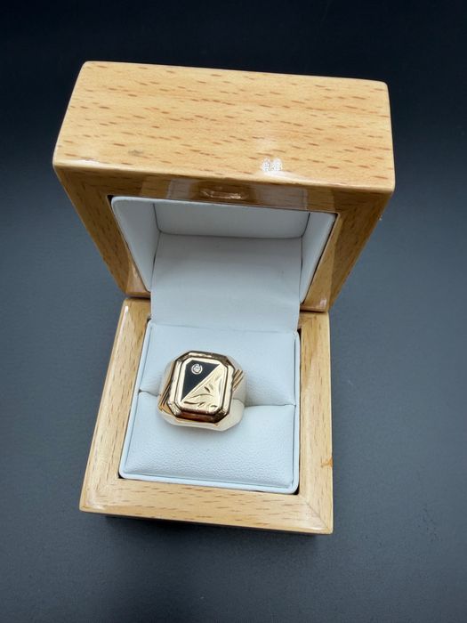 Złoty sygnet 5 gram próba 585