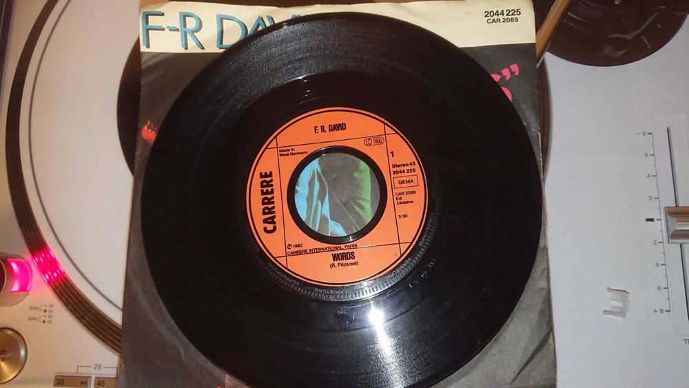 Fr David - Words 7'' single