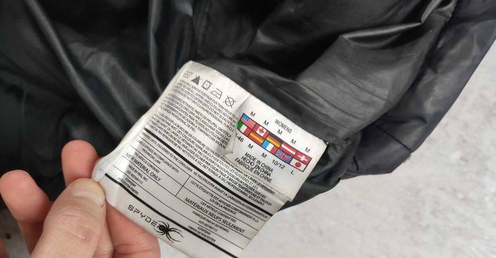 Kurtka puchowa Spyder parka damska r. M