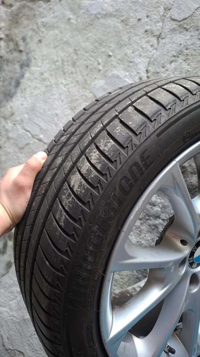 Oryginalny Komplet Kół BMW 18" - V-Spoke + Opony Letnie Bridgestone