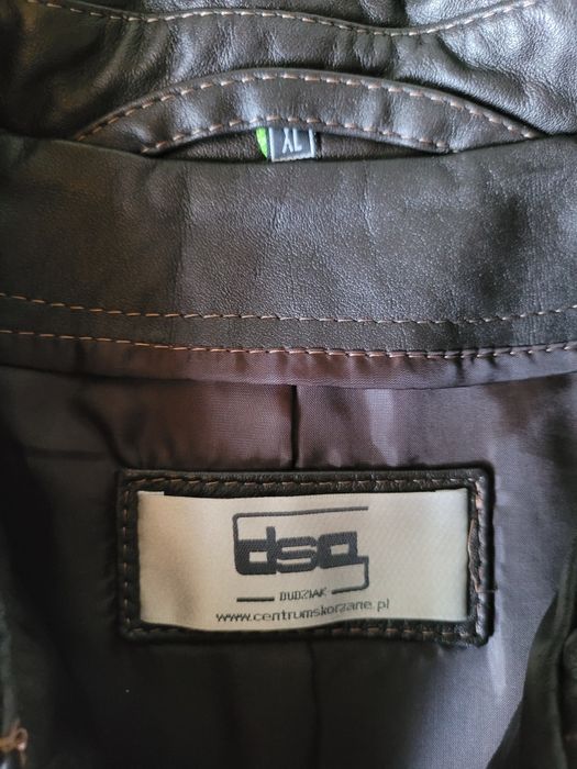Kurtka skórzana męska