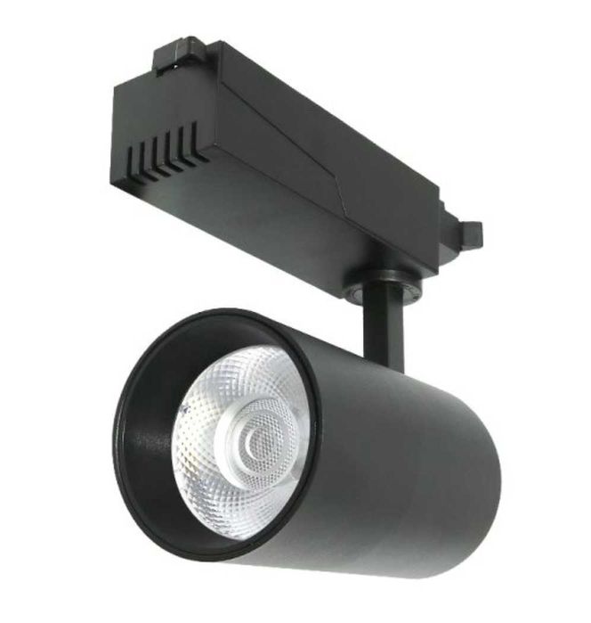 Foco LED para Trilho 30W Preto ECO