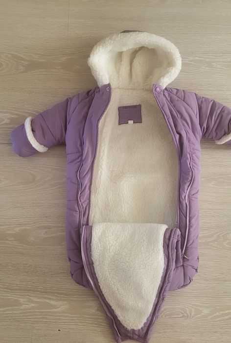 Комбенізон/Конверт зимовий для дівчинки 68 см