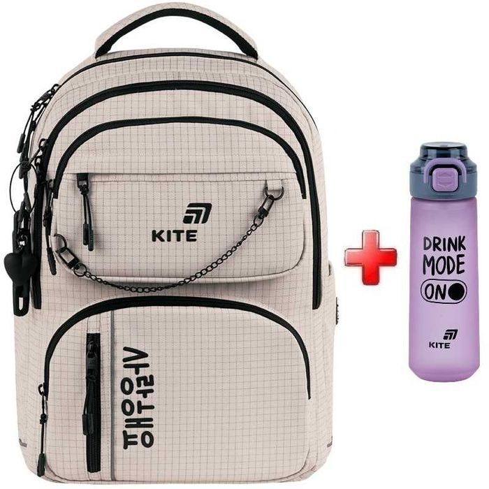 Рюкзак підлітковий Kite Prime K26-2594M-1  подарунок пляшка Kite