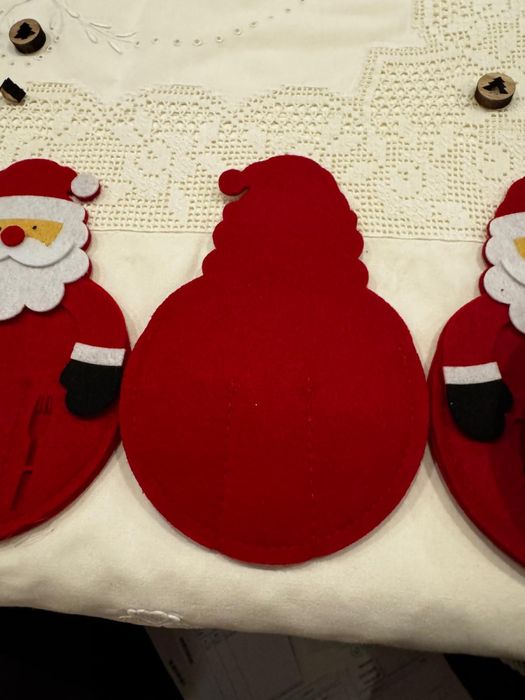 Porta talheres natalício! Novos! Oportunidade!