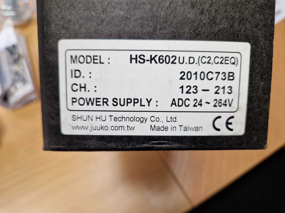 JUUKO HS-K602 Nowy zestaw sterowania radiowego ADC24-264V