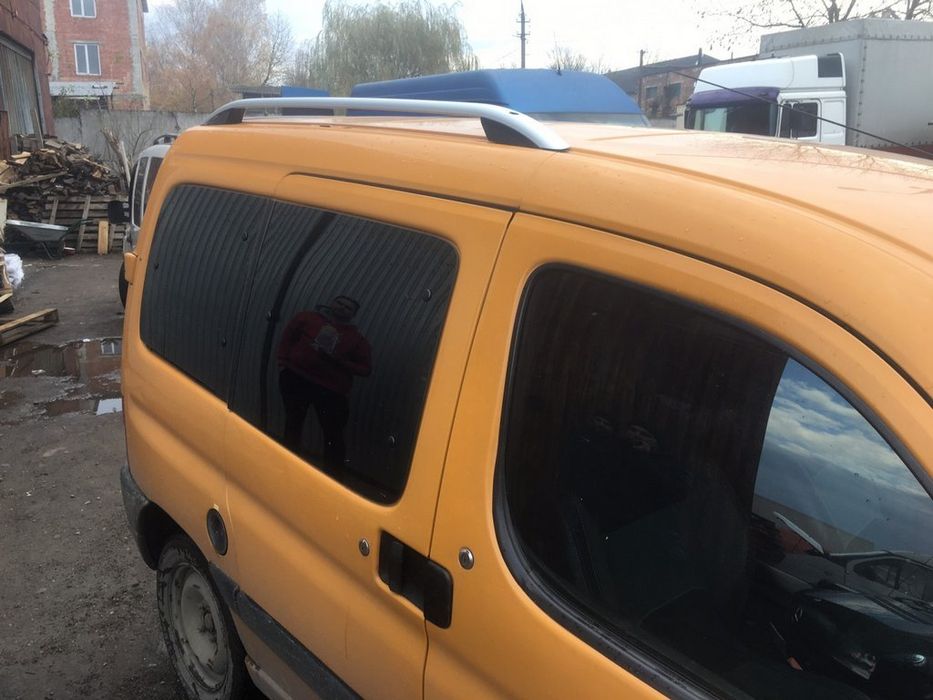 Peugeot Partner/Citroen Berlingo 1996-2008 Рейлинги Skyport серый мат