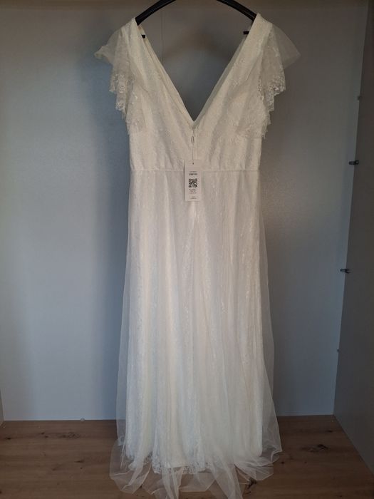 Suknia ślubna sukienka biała Shein nowa 0XL/44