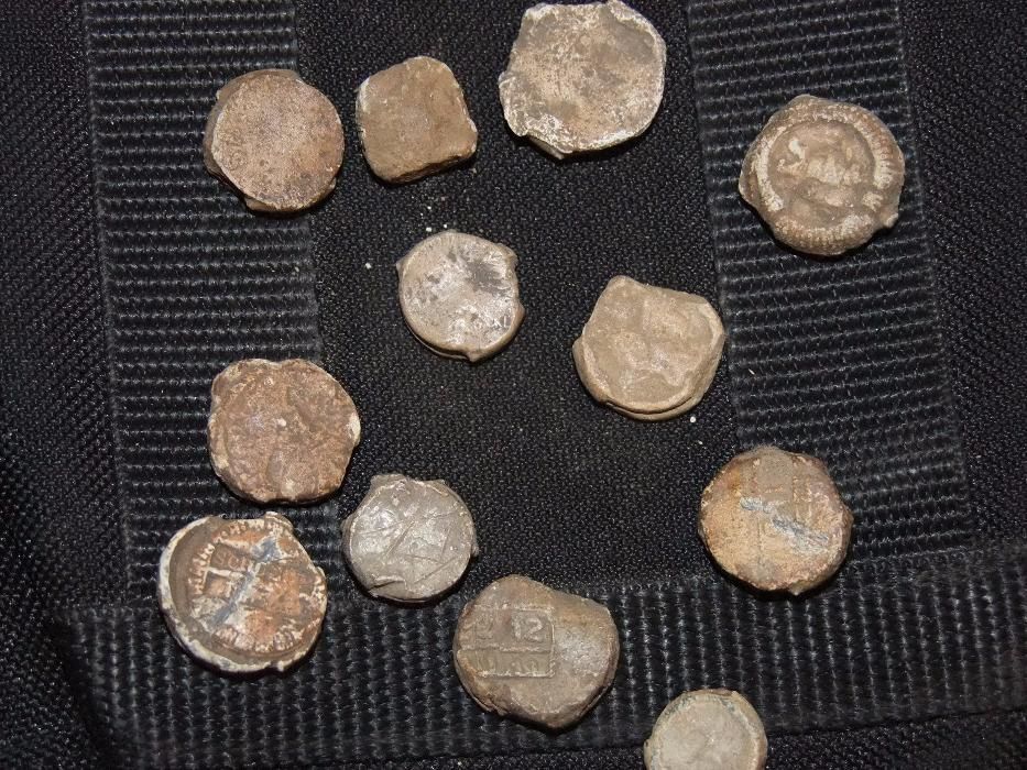 Stare plomby z worków ANTYK