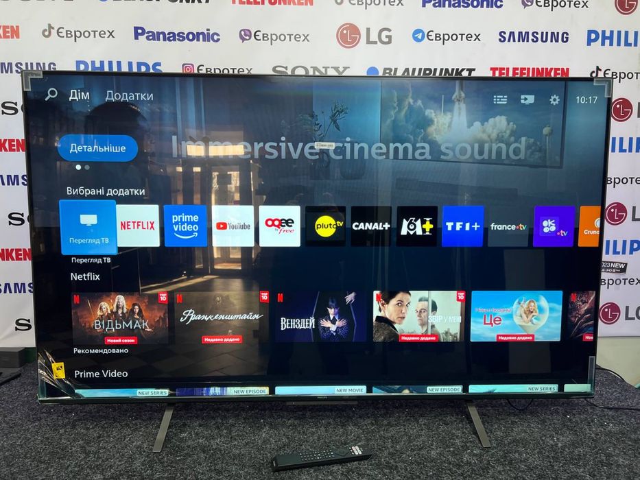 ТОП телевізор Philips 65PUS8109/12 4K ambilight