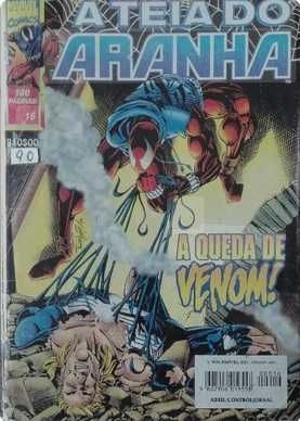 Revista Teia Do Aranha 16 - Editora Abril homem aranha escarlate venom