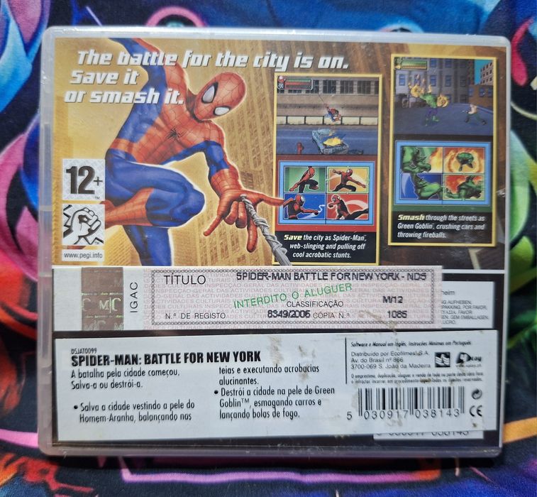 Spiderman Battle for New York  NOVO Nintendo DS