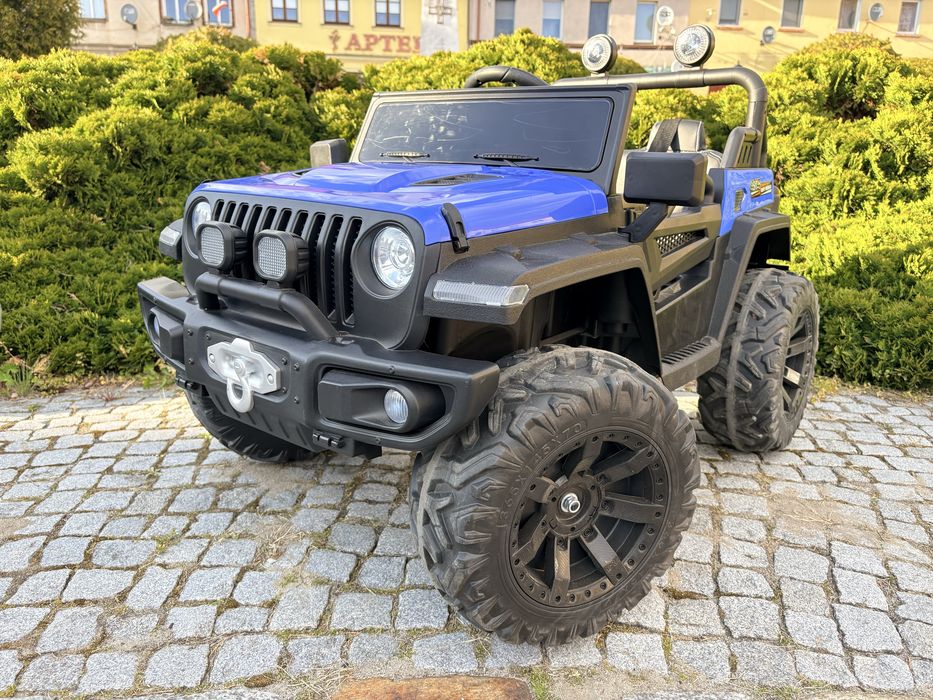 UŻYWANY Pojazd terenowy Master OF-Terain Niebieski 4x4 na akumulator dla dzieci Drive-kids