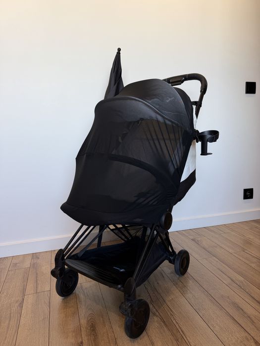 Cybex Coya Platinum off White повний комплект (бампер/сітка/підстаканник/парасоля)+чохол в подарунок !Окремо нічого не продається!