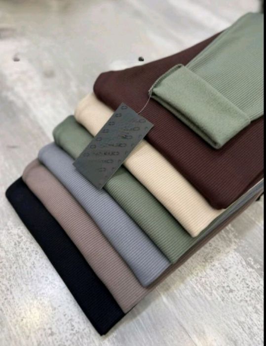 ‼️Лосіни в рубчик без утеплення (норма та батал) - 350/390 грн!