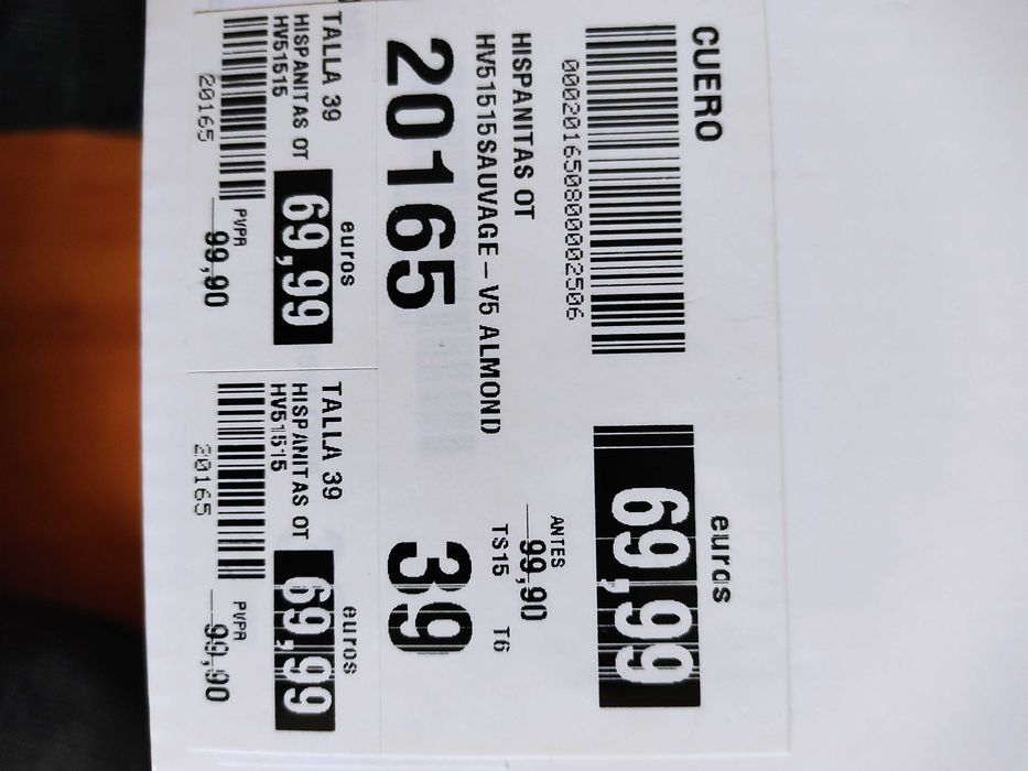 Sandália bege couro Hispanitas