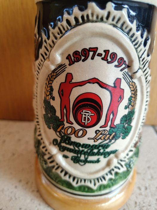 Browar obywatelski Tychy 100 lat ceramiczny kufel