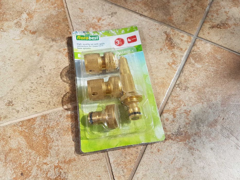 NOWY system przyłączeniowy z mosiądzu FLORABEST