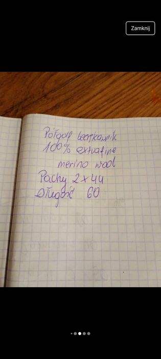 Golf bez rękawów z merino